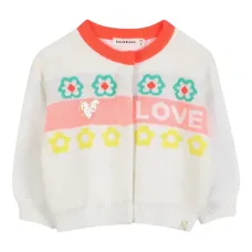 Кардиган с цветочным принтом