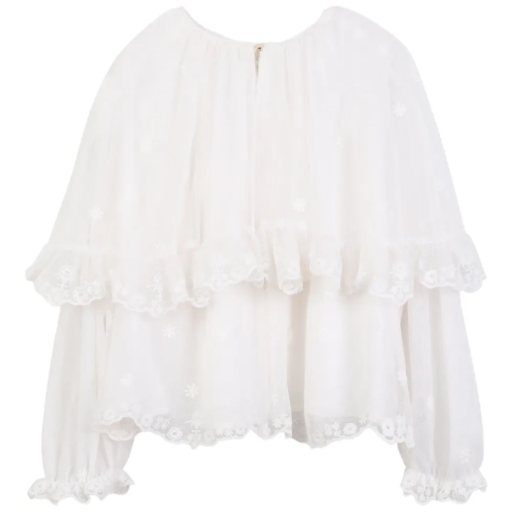 Блузка с оборками