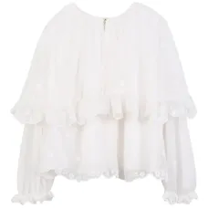 Блузка с оборками