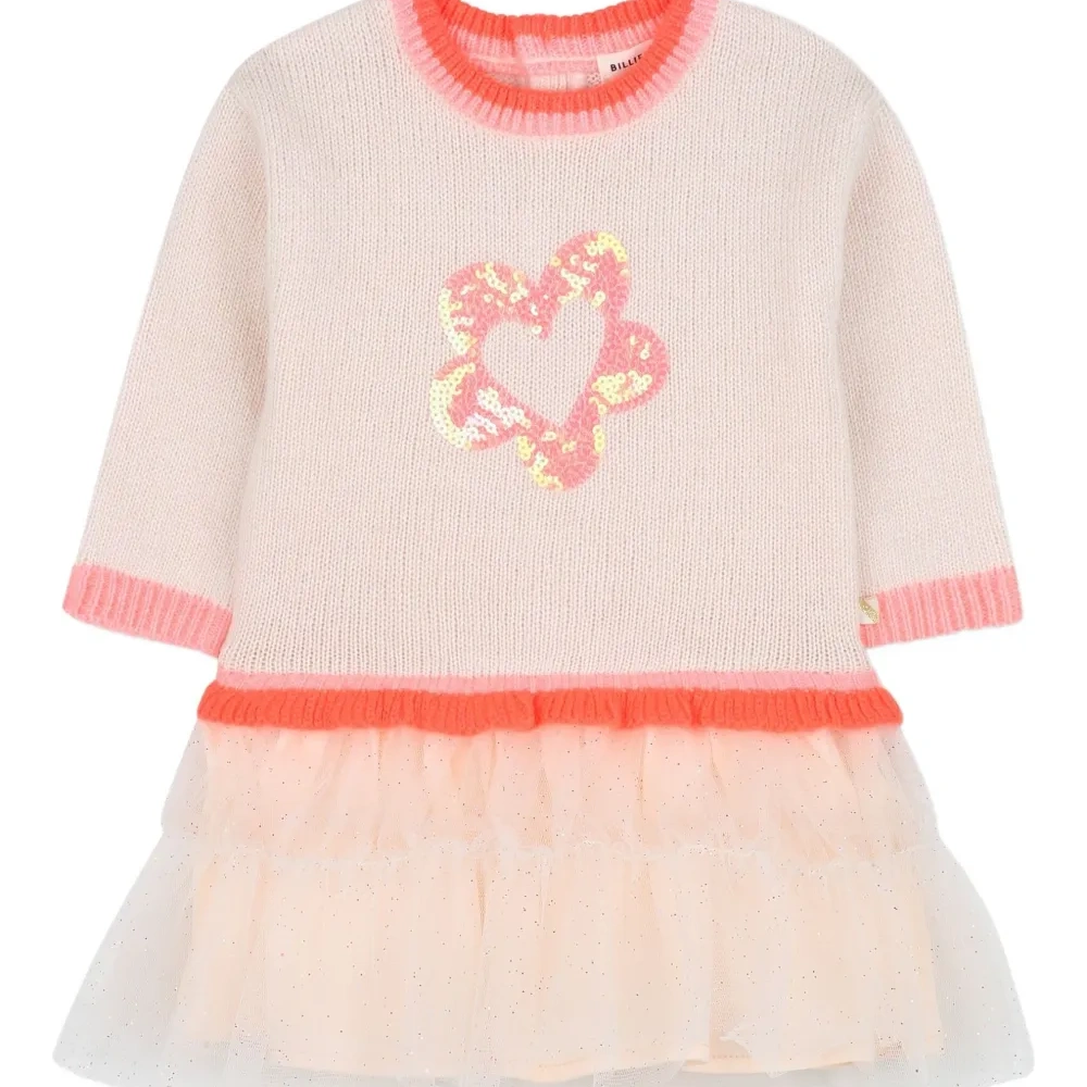 Трикотажное платье с вышивкой