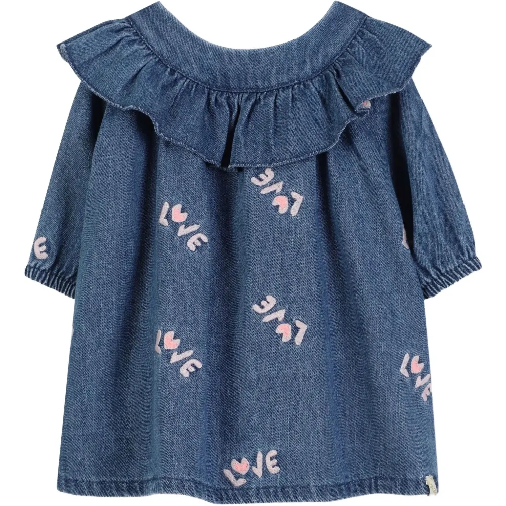 платье с оборками