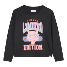 Футболка с длинными рукавами и графичным принтом