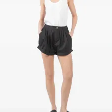 Топ без рукавов с круглым вырезом