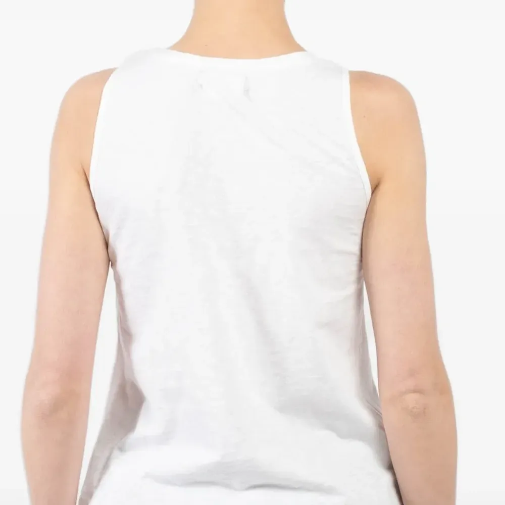 Топ без рукавов с круглым вырезом