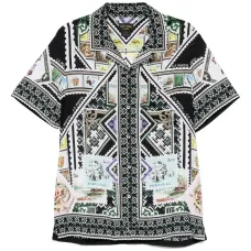 Рубашка с распашным воротником