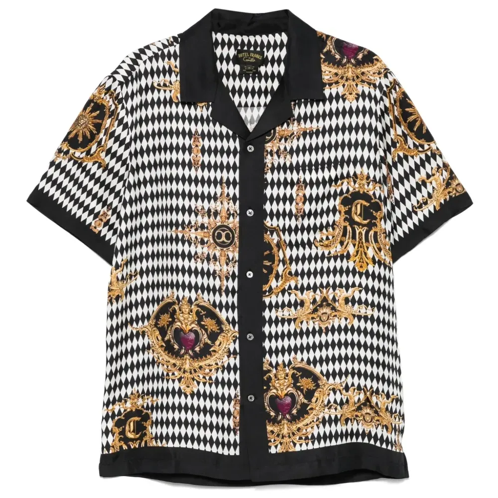 Рубашка с распашным воротником