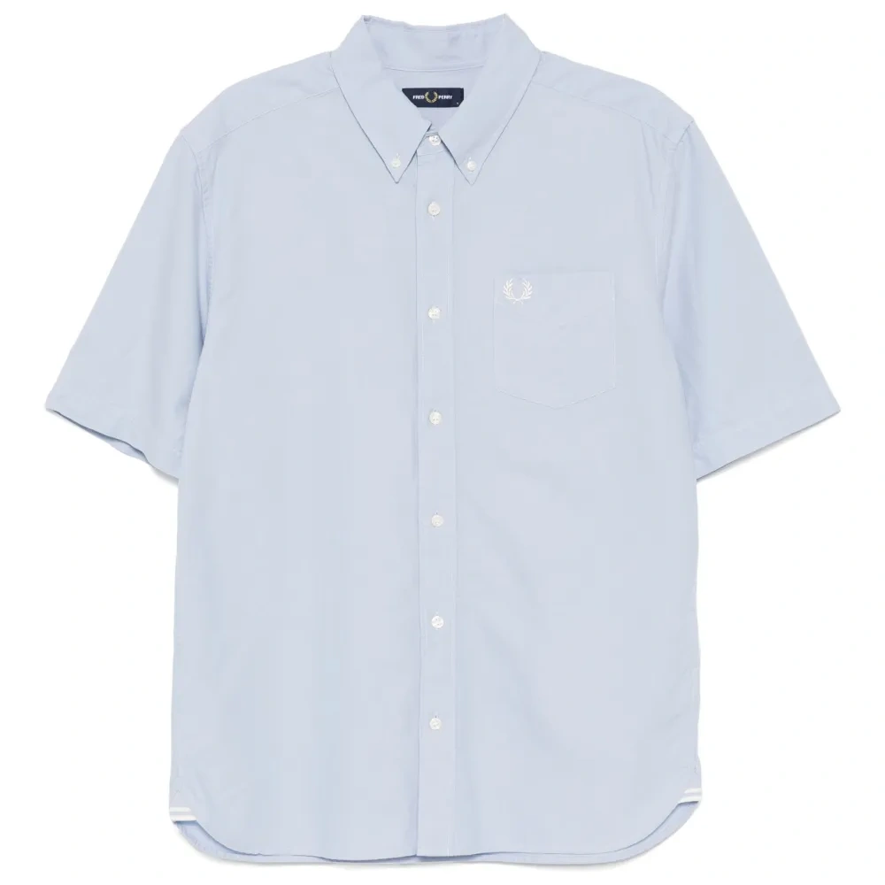 рубашка с вышитым логотипом