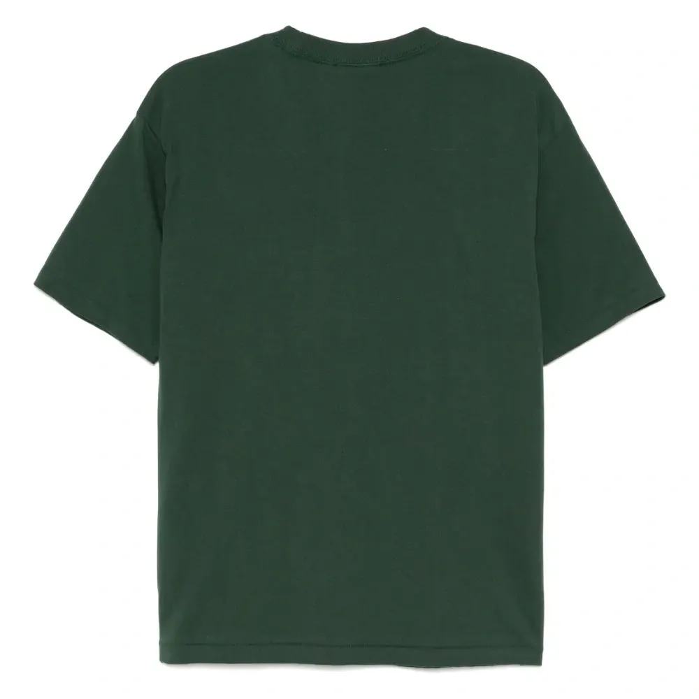 футболка с нашивкой-логотипом