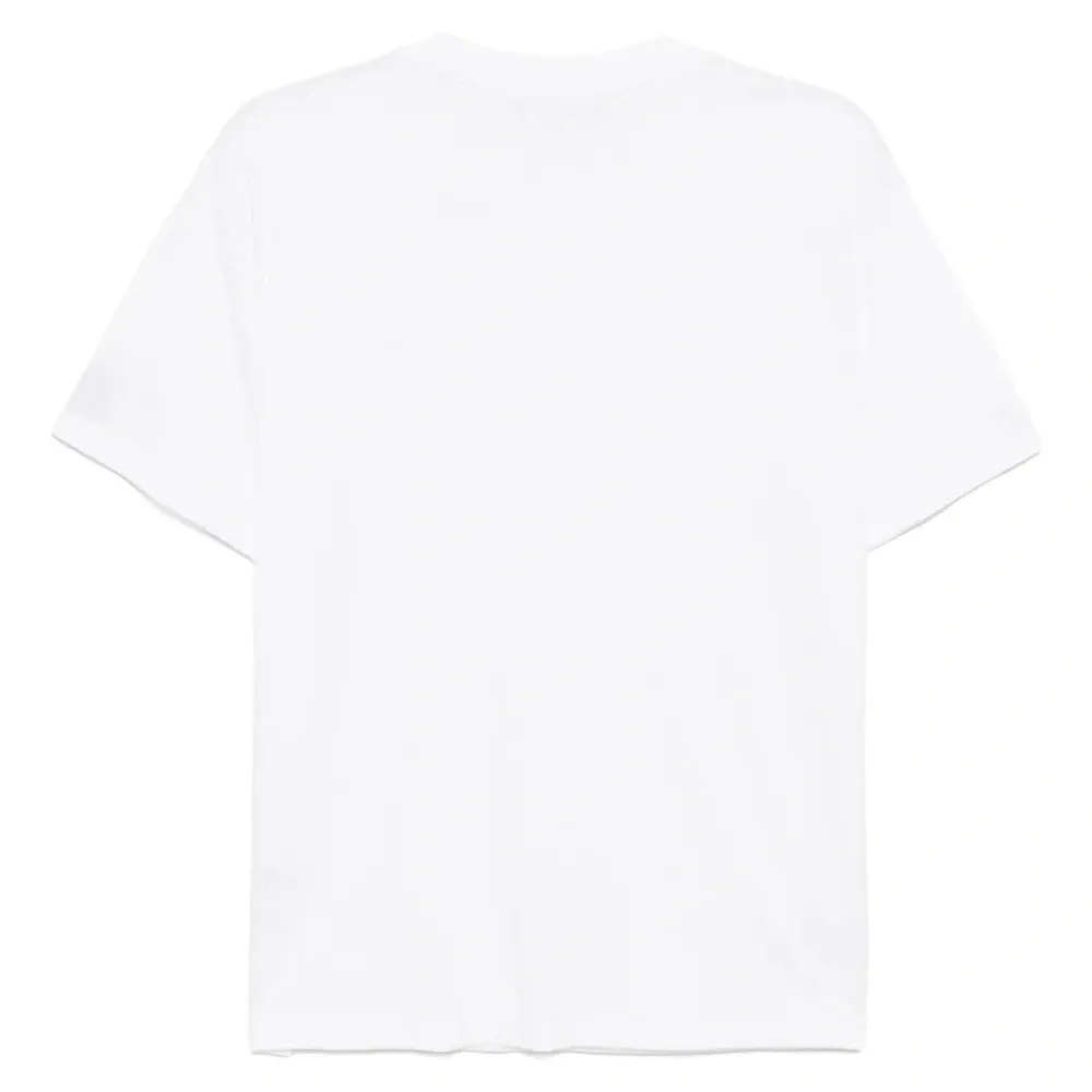 футболка с нашивкой-логотипом