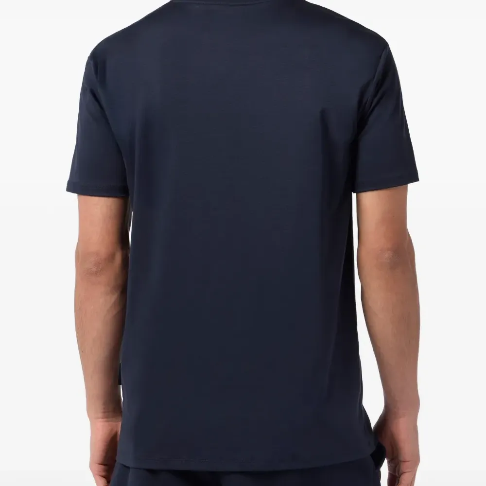 Футболка с V-образным вырезом и вышивкой в виде черепа Футболка с V-образным вырезом и вышивкой в виде черепа