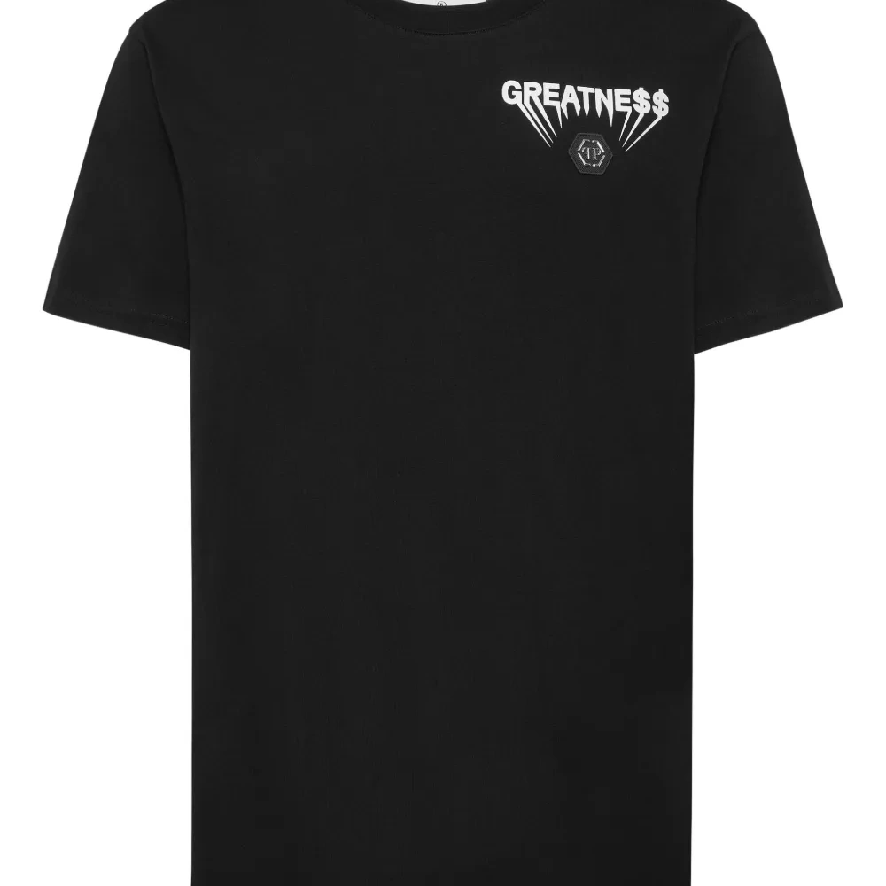 Футболка с круглым вырезом и логотипом