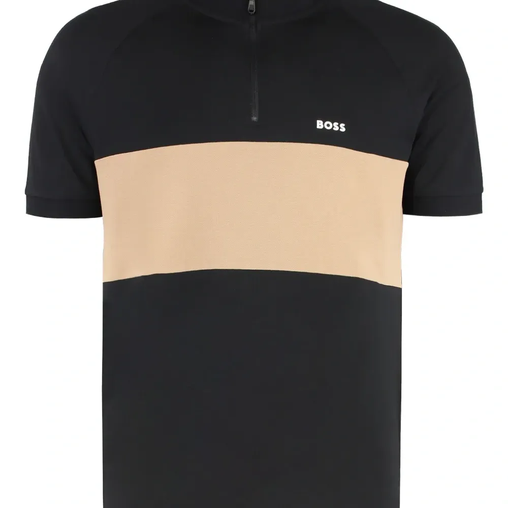 Рубашка поло в стиле колор-блок