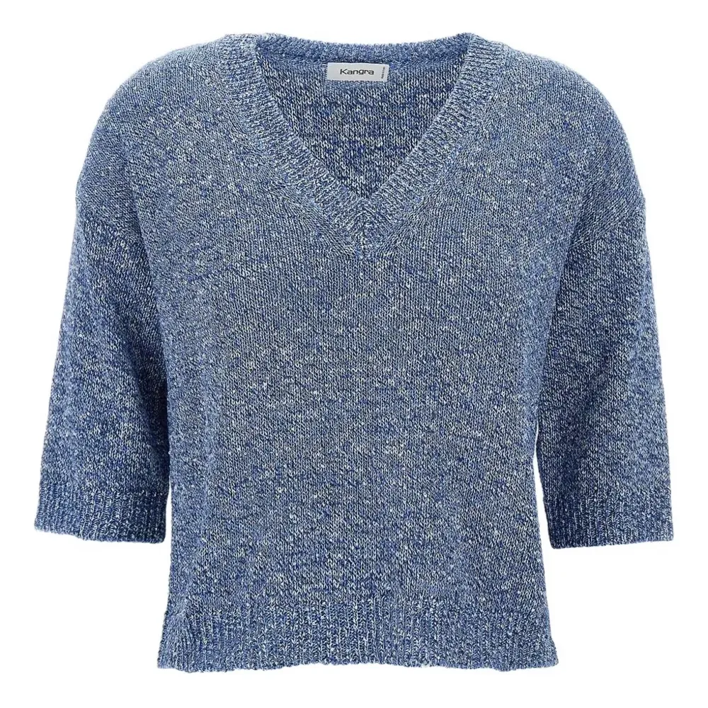 Джемпер с V-образным вырезом