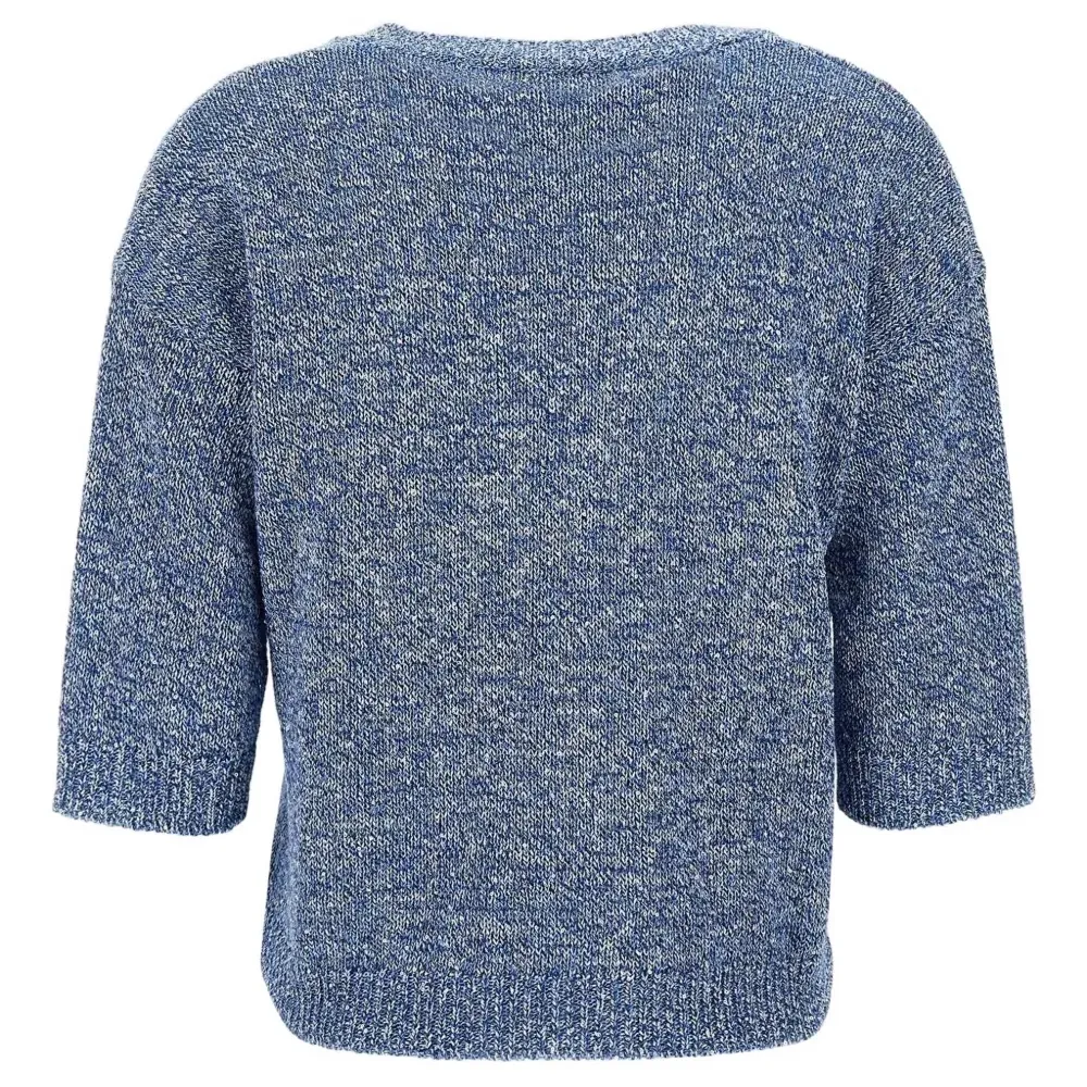 Джемпер с V-образным вырезом