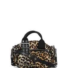 сумка-тоут с леопардовым принтом