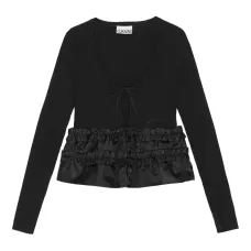 блузка с оборками