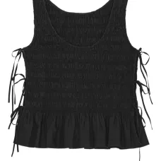 топ со сборками и баской