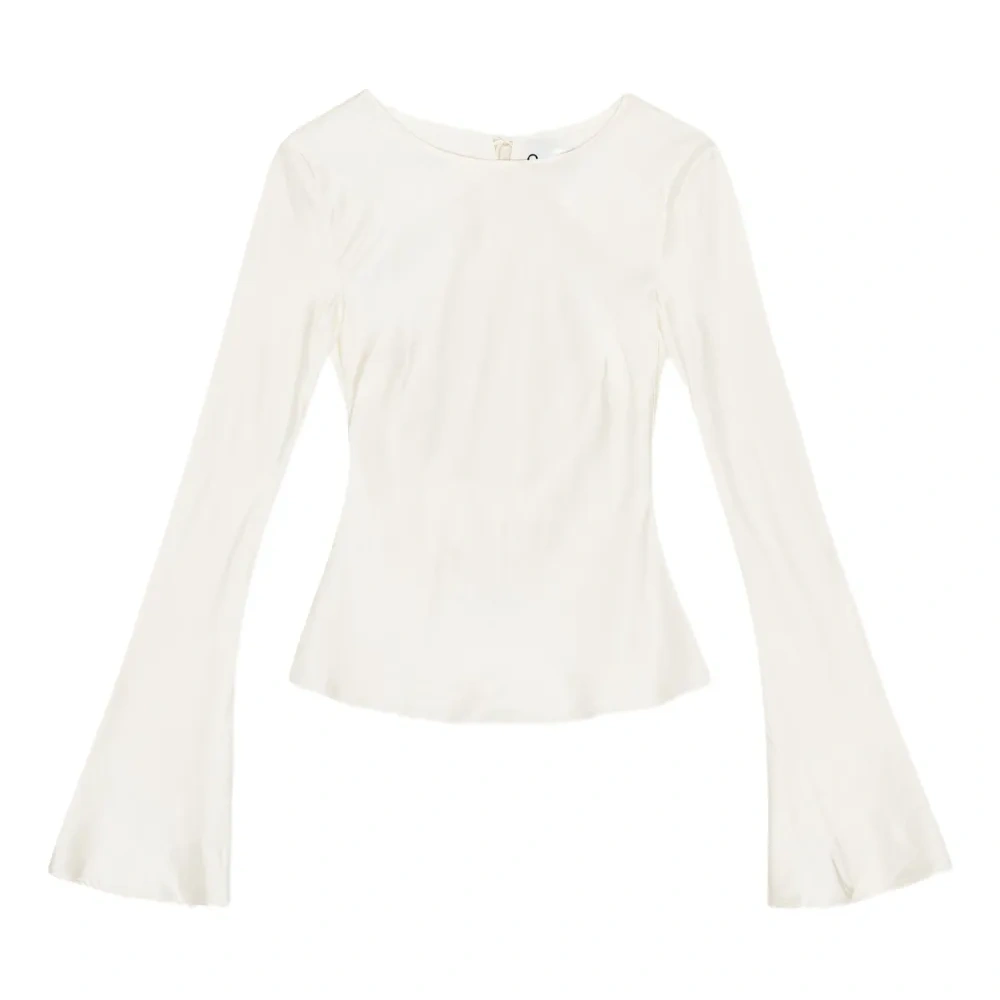 атласная блузка