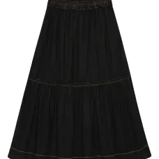 юбка А-силуэта со вставками