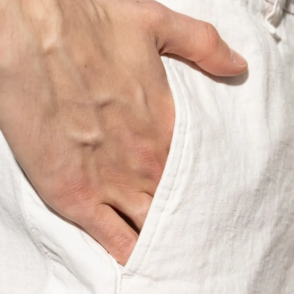 Льняные шорты