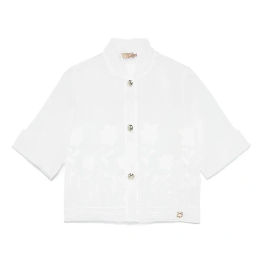 Пиджак с вышивкой