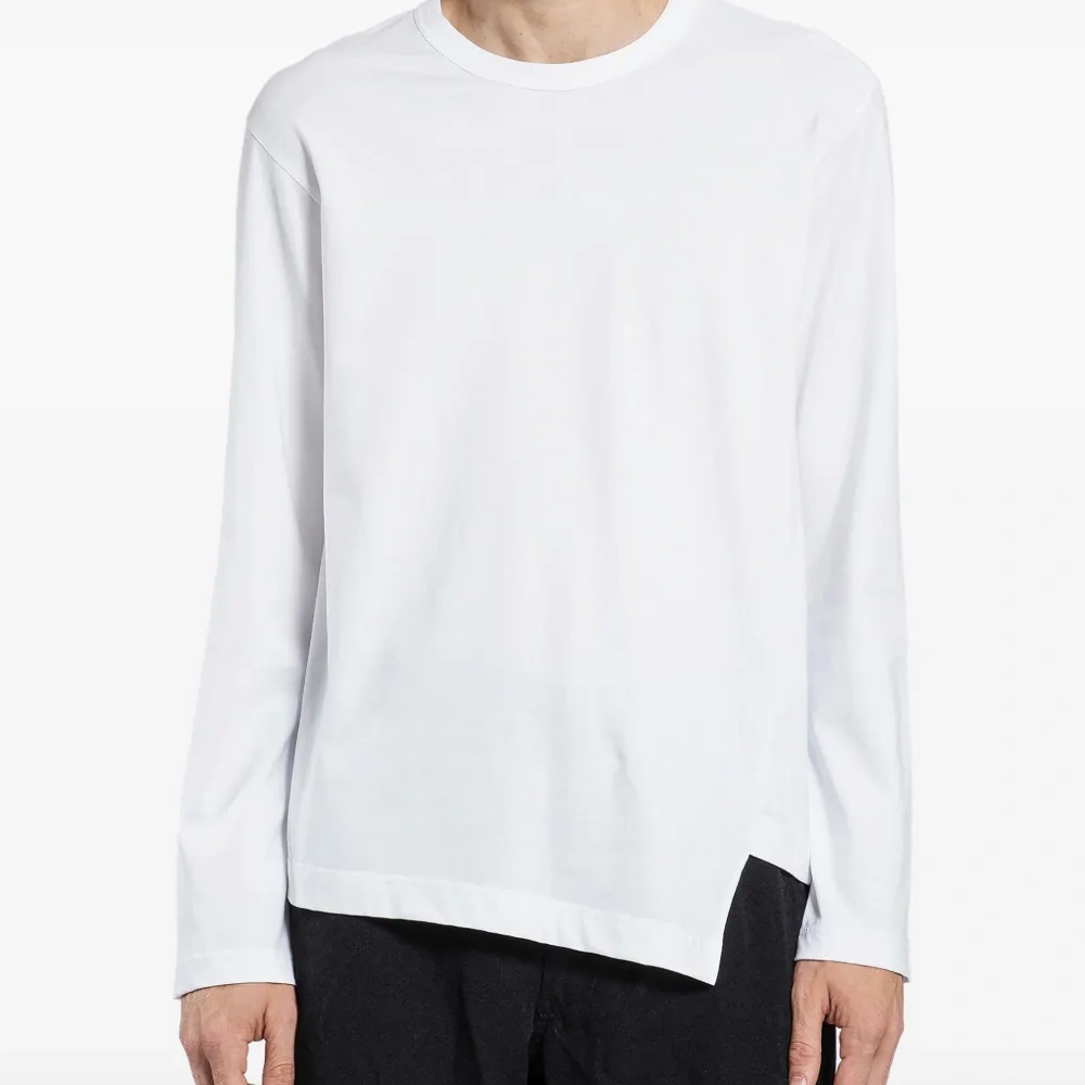 Асимметричная футболка с длинными рукавами