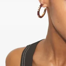 серьги-кольца T Stripe