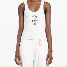 Топ на бретелях с принтом Tamara