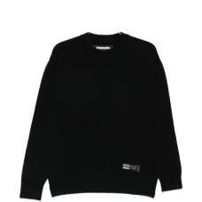 Джемпер с круглым вырезом без декора