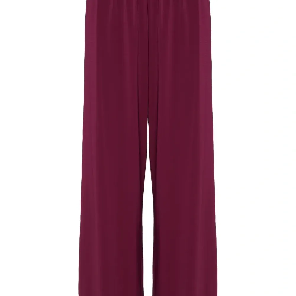 Брюки широкого кроя с эластичным поясом