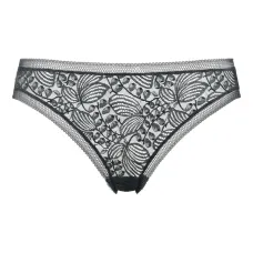 Трусы-брифы с цветочным кружевом