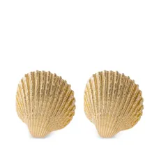 Серьги в форме ракушек