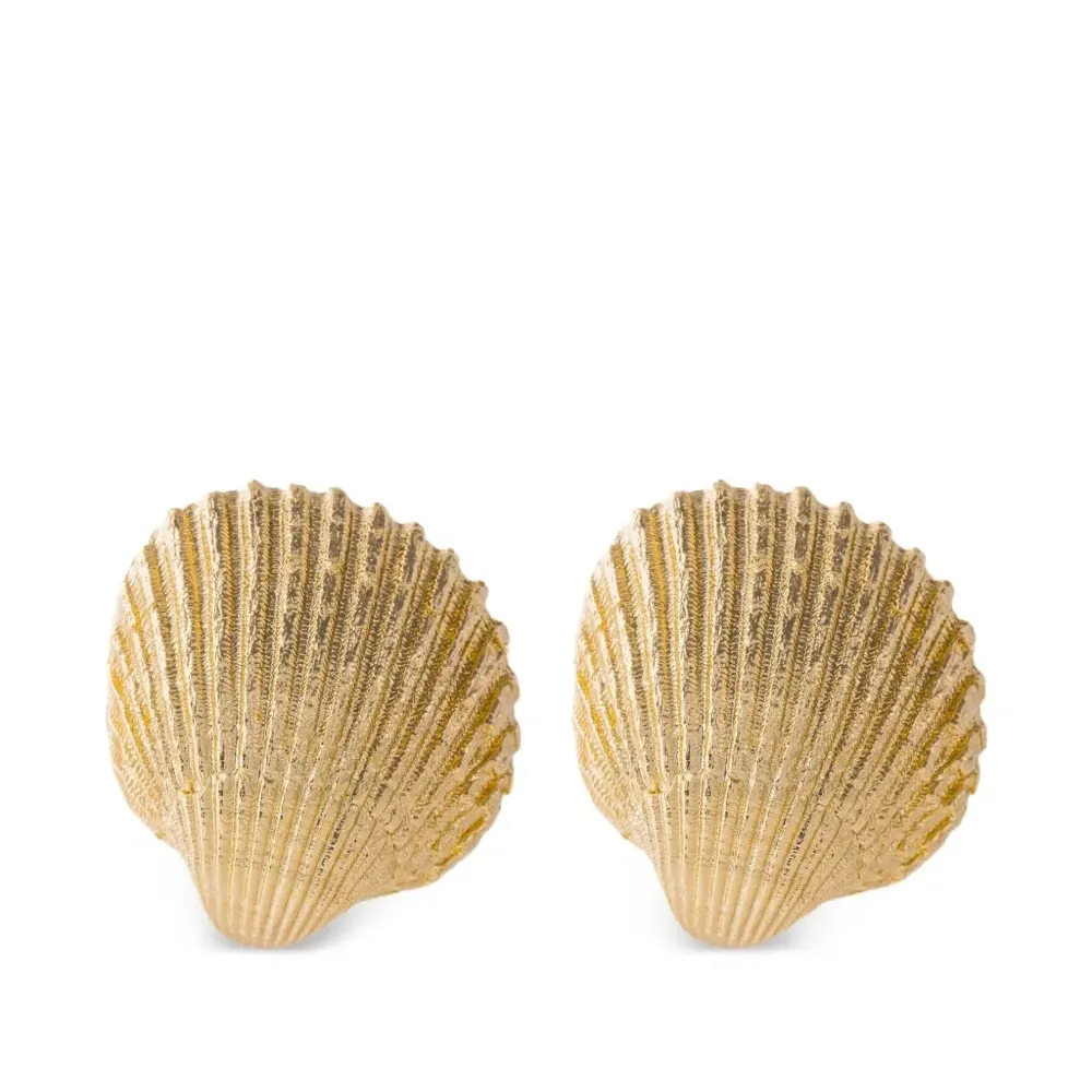 Серьги в форме ракушек