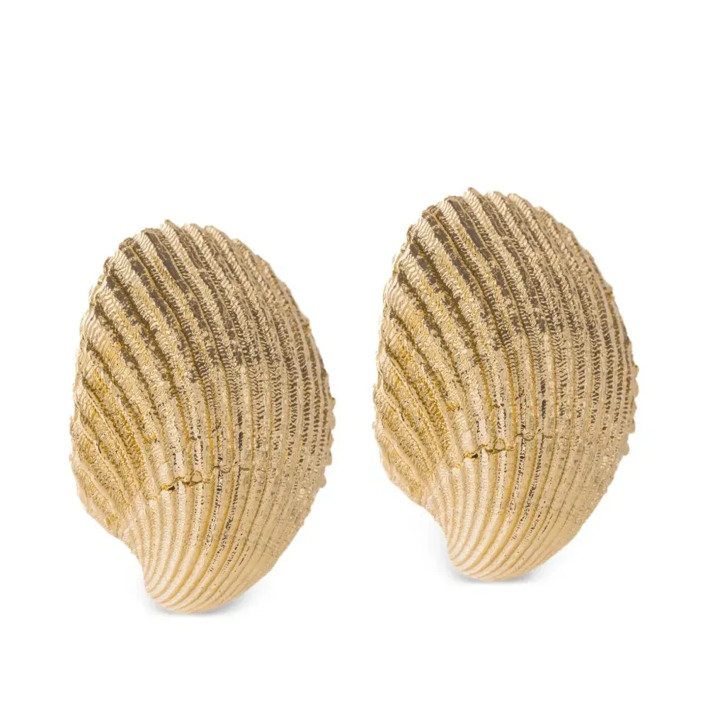 Серьги в форме ракушек