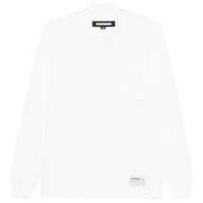 Футболка с круглым вырезом и накладным карманом