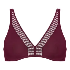 Кружевной бюстгальтер с треугольными чашками