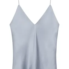 шелковый топ Ellen с V-образным вырезом