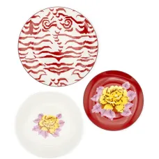 Indian Tiger plate set