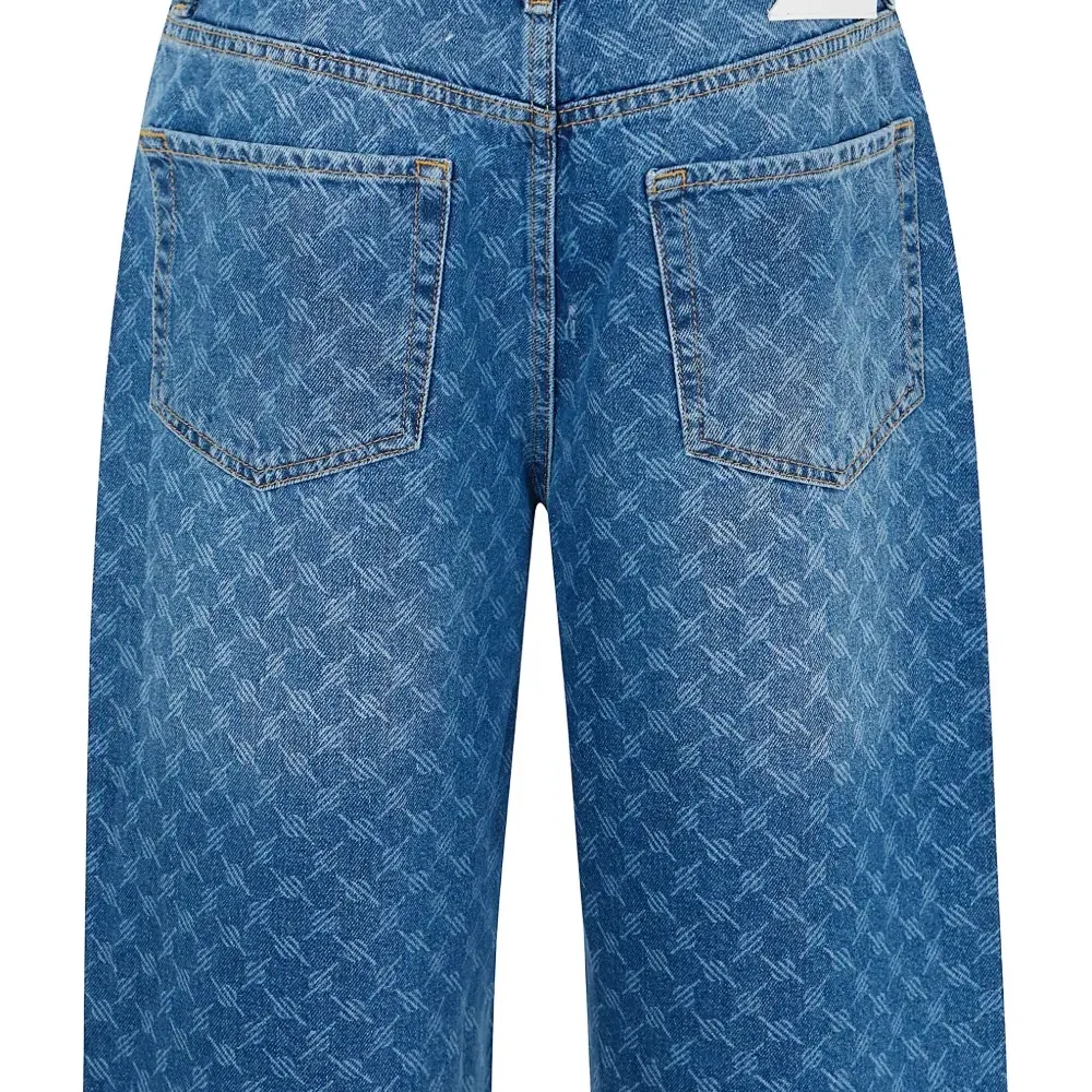 джинсовые шорты с монограммой джинсовые шорты с монограммой