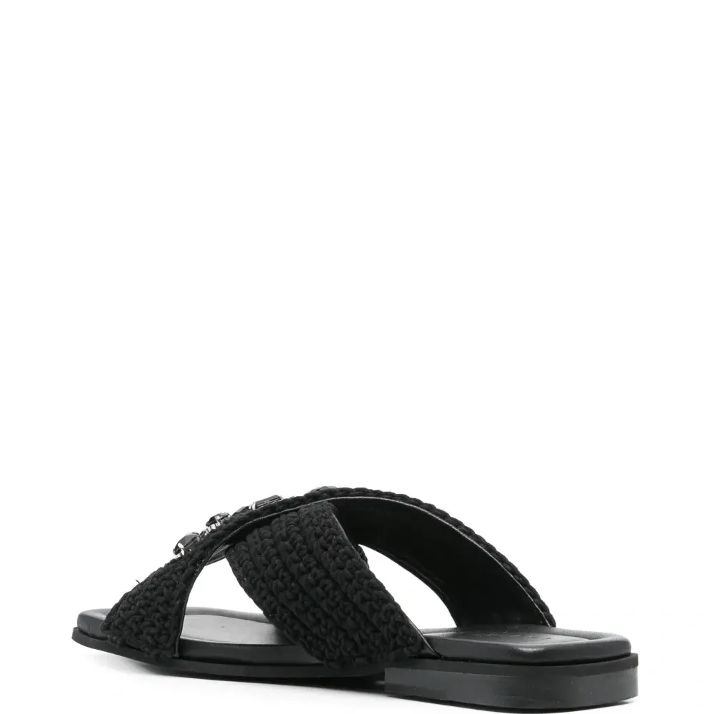 Шлепанцы с бисером