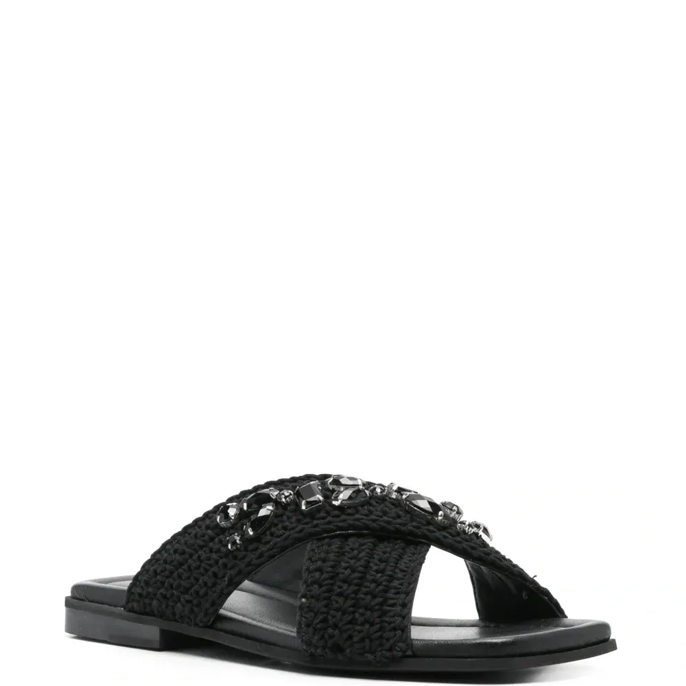 Шлепанцы с бисером