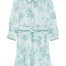 Льняное платье мини