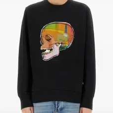 толстовка с принтом Skull