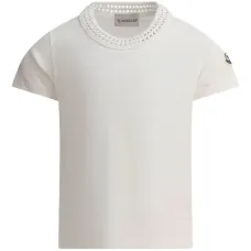 Футболка с воротником в технике кроше