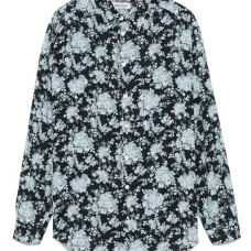 рубашка с цветочным принтом рубашка с цветочным принтом