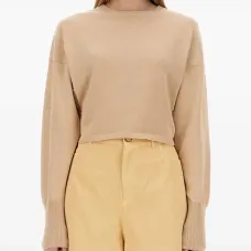 свитер с круглым вырезом