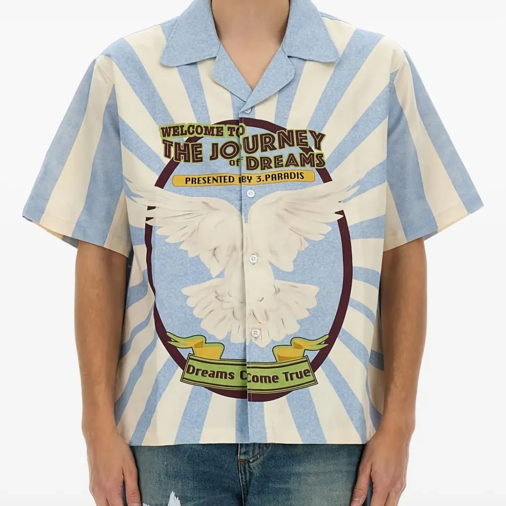 рубашка с короткими рукавами и принтом Journey of Dreams