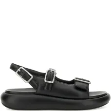 сандалии на платформе с пряжкой