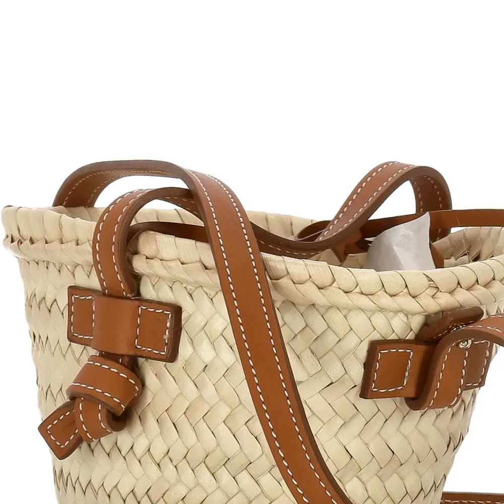 Сумка-тоут из рафии