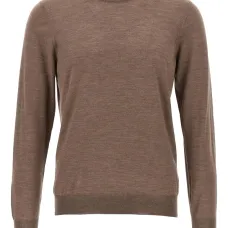 Джемпер с круглым вырезом